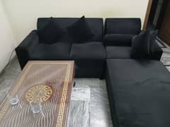 laybed sofa Black velvet