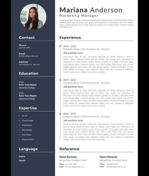 Professional CV or Resume Maker 2