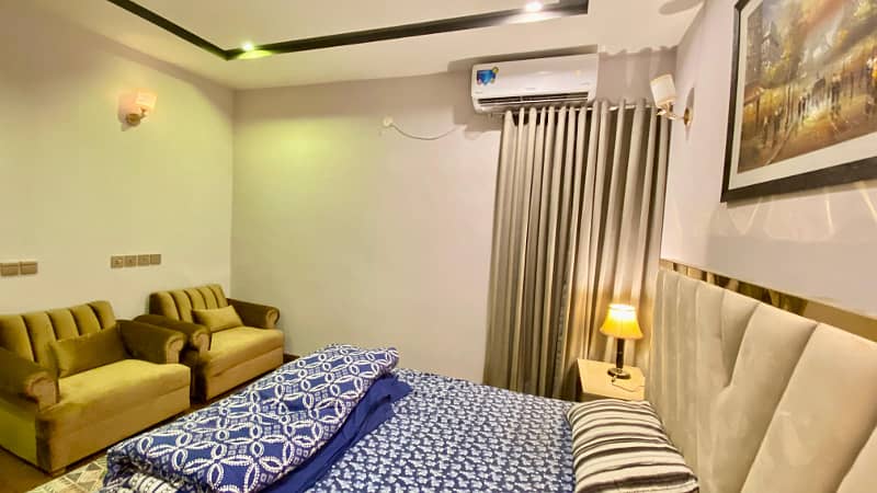 Daily & Weeky Basis!!!! One Bed Apartment Available For Rent In Gulberg Greens Islamabad. 13