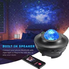 Colorful Starry Sky Galaxy Projector Nightlight Child Bluetooth Usb M