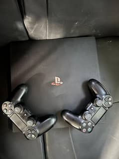 Ps4 Pro 1TB with 2 Original Controllers