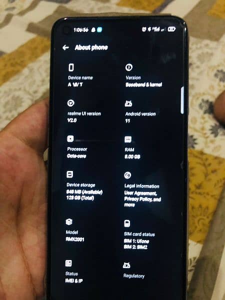 Realme 6 ( 8+4 Gb Ram 128 Memory ) Condition 10 by 9 Best For PUBG 4