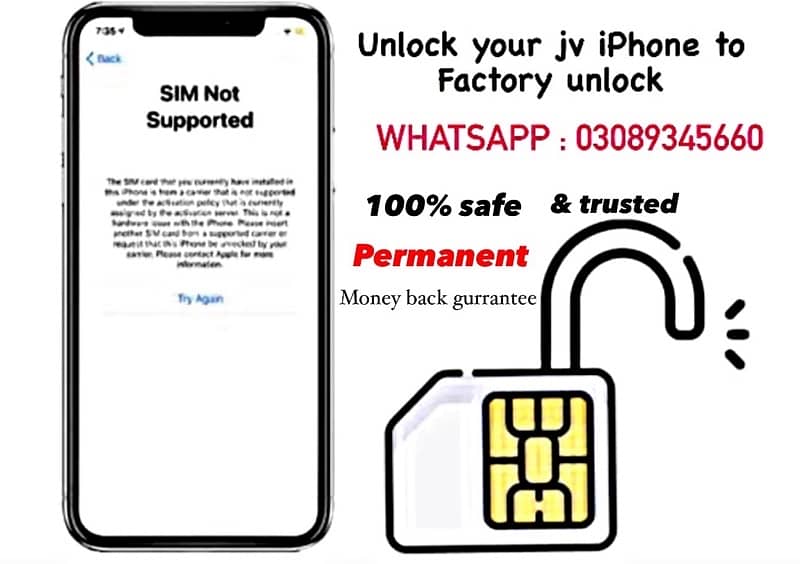 Jv to factory Unlock 3