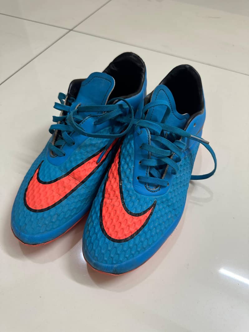 Nike Hypervenom Phantom Blue Orange Soccer Cleats US:7 UK:6 EUR:40 4