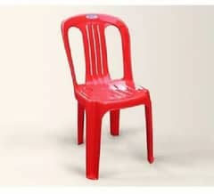 plastic chairs for sale 60 Pcs Red & Grey