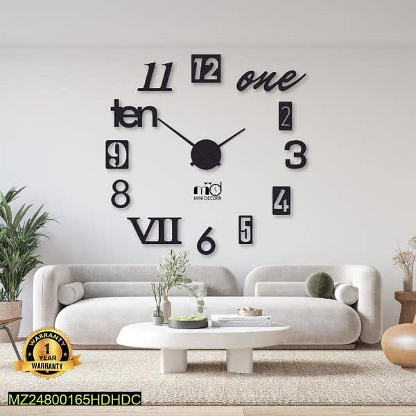 Beautiful Mix Digital Wood Wall Clock 0