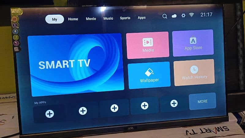 LATEST 43 INCHES SMART 4K BORDERLESS LED TV 6