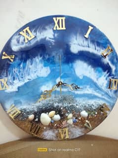 resin wall clock