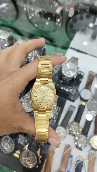 Vintage Omega semester 1980s gold 8