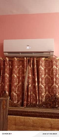 Haier AC 1.5 ton inverter new condition 0