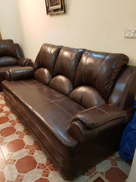 7 seater leather sofa set 1