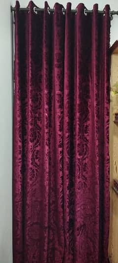 Brand new  untouched velvet curtain are available for sale