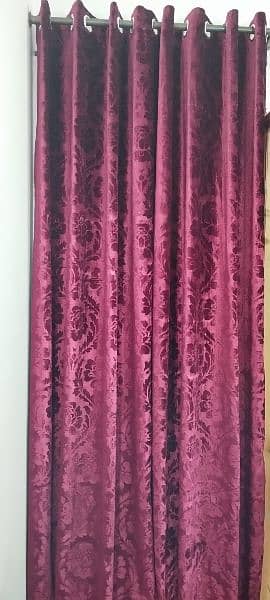 Brand new  untouched velvet curtain are available for sale 1