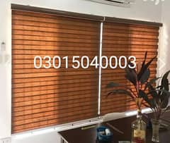 Window blinds, Wood floor, Pvc tile floor, pvc strip floor