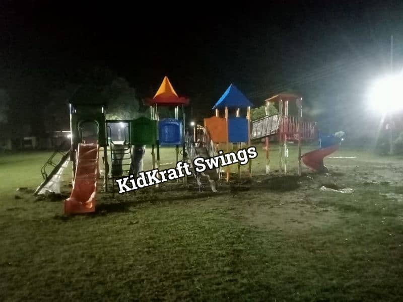 Kids rides, Swings, Toys, Trampoline, Gazebo, Rides, Seesaw,Monkey bar 9