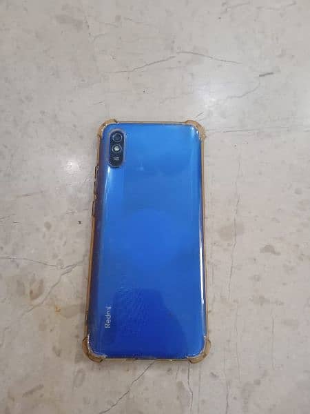 REDMI 9A BOX PACK PTA APPROVED COLOUR INK BLUE with jelly cover 1