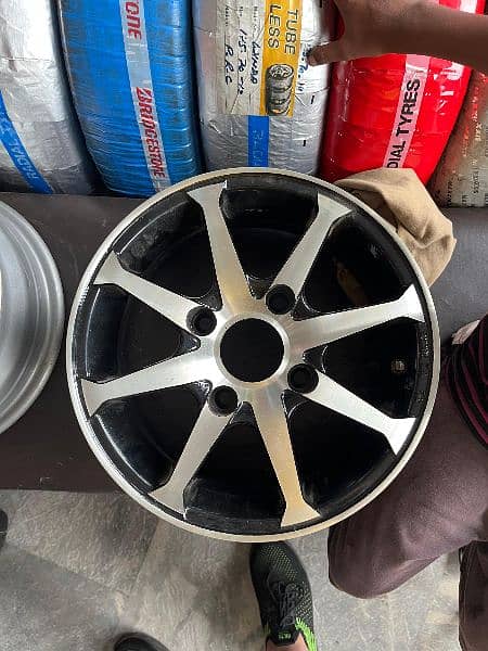 13 inch alloy rims only rims not tyres 6