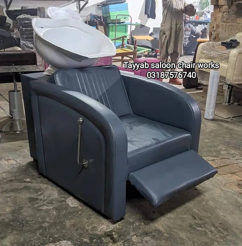 Saloon Chair/Parlour Chair/Facial Bed/Shampoo Unit/Pedicure/Trolley 6