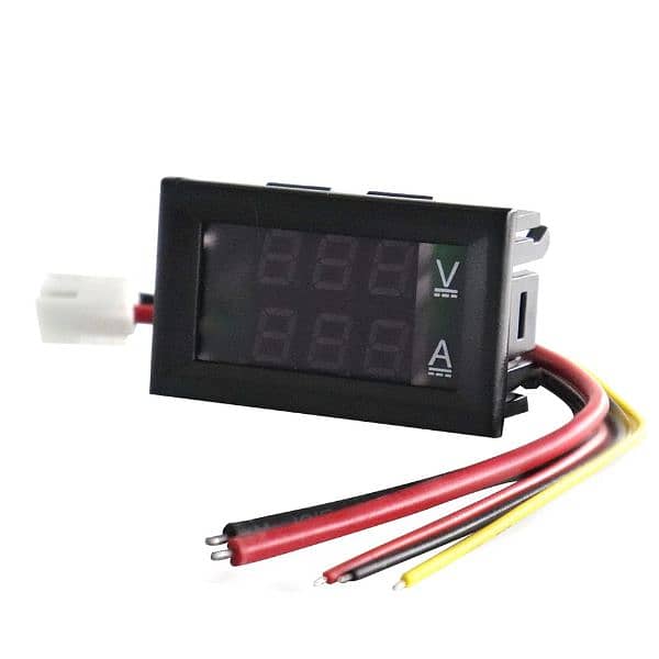 DC 0-100V 10A Digital UPS Voltmeter Ammeter Dual Display Voltag 2