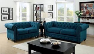 Premium Quality Chestield Sofa Set 1-2-3