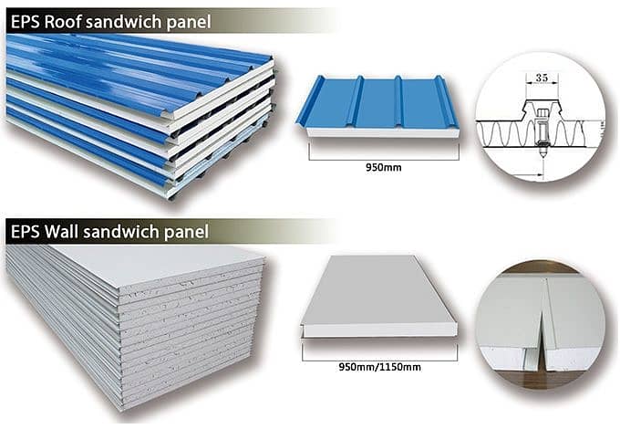 Pu sandwich Panel, Eps Sandwich Panel, Cold Store, Insulated Panel 12