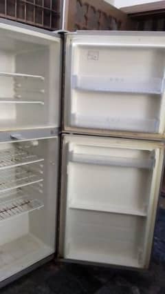 grey fridge