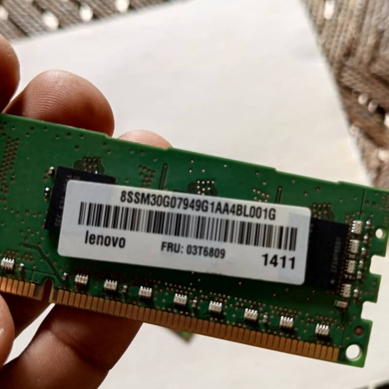 4GB ddr3 Single 2x4=8GB RAMS 3