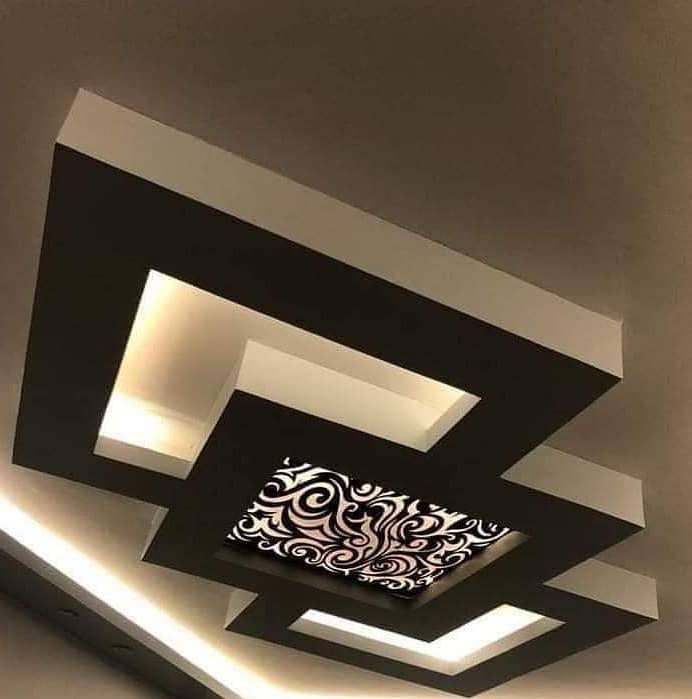 False Ceiling/Plastic Paris Ceiling/pop Ceiling/Ceiling work at lahore 12