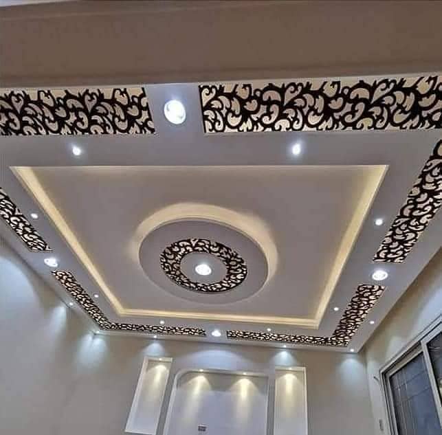 False Ceiling/Plastic Paris Ceiling/pop Ceiling/Ceiling work at lahore 14