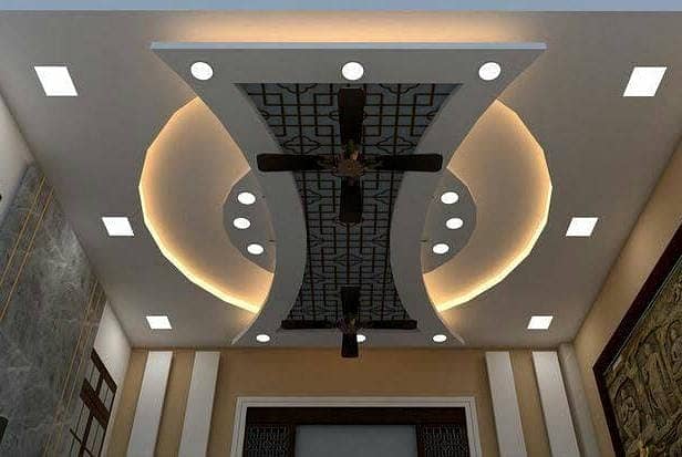 False Ceiling/Plastic Paris Ceiling/pop Ceiling/Ceiling work at lahore 15