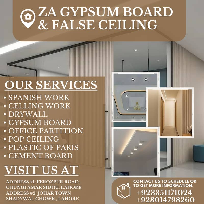 gypsum board partition/office partition/false ceiling/drywall partitio 6