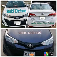 Rent a Car without Driver/ Yaris/Altis/ Cultus/Alto/Self drive