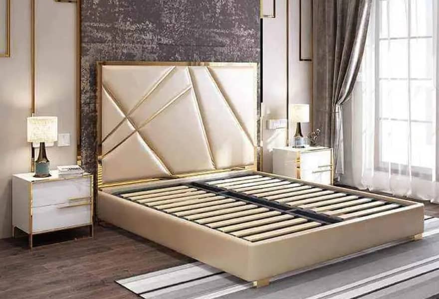 Poshish bed\Bed set\double bed\king size bed\Luxury bed 11