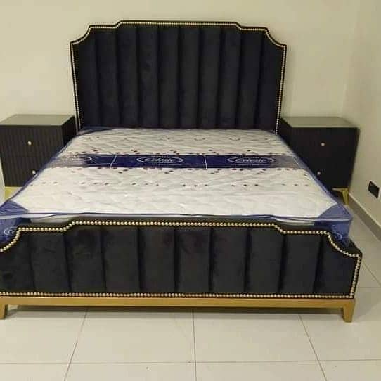 Poshish bed\Bed set\double bed\king size bed\Luxury bed 15