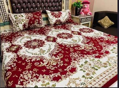 Cash On Delivery Luxury Bed Sheet Available Whats App 03195424162 8