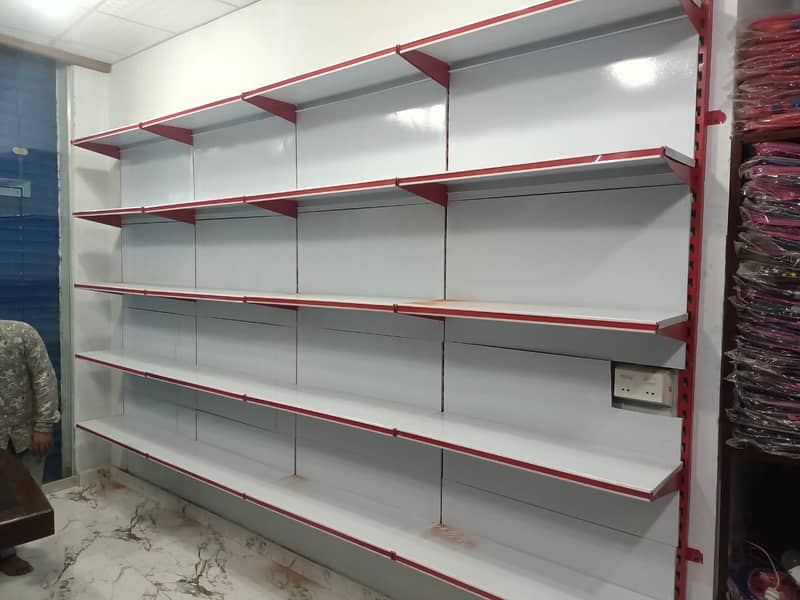 Wall rack/ Store Rack/ Gondola Rack/ Cash counters/ Trolleys/ Baskets 18