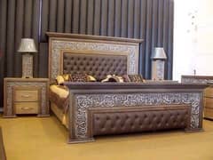 Elegant Design wooden Bed set on Special Discount