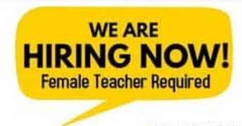 Female tutor required in lahore bahriya