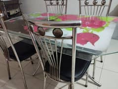 Steel dining table for sale