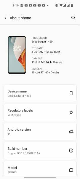 Official approved OnePlus Nord n 100 7