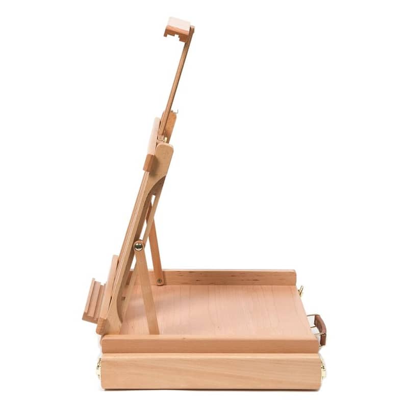 SINOART Wooden Box Table-Top Easel With Storage Box (Beech Wood) 3