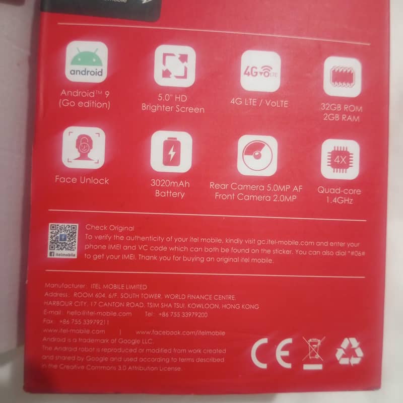 Itel A25 Pro 10 /10 condition 10