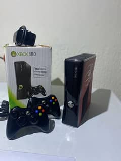 XBOX 360 with BOx 1 TB HARD DRIVE WITH FULL LOADED GAMES 4 k supported