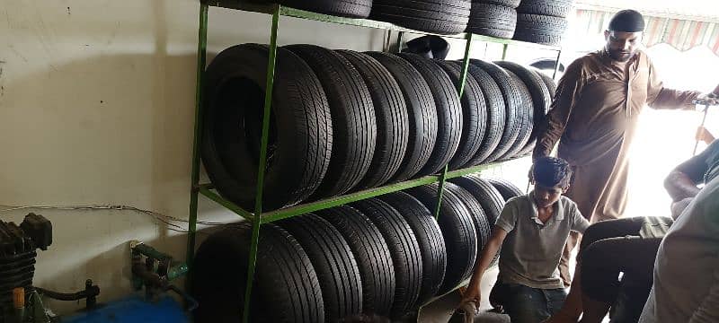 sadam shah tyre shop 2