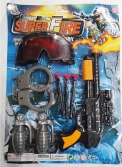 Kid's Fiery Toy Gun Set