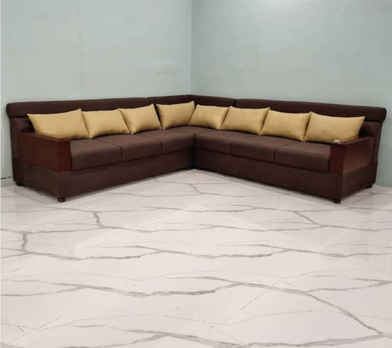 corner sofa/6 seater sofa set/sofa set/L shape sofa/wooden sofa 4