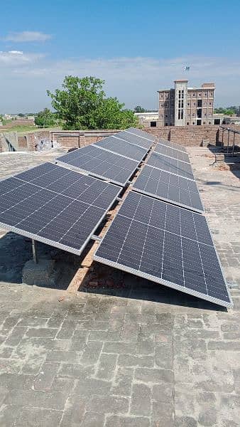 5 kw system with canadion topcon Bifacial N type BiSun Solar 6