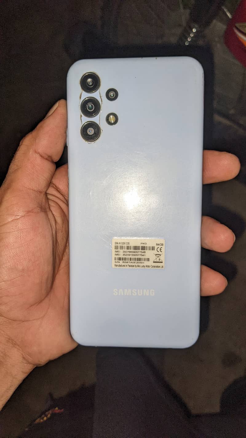 samsung a13 like new box charger avail 5