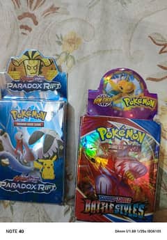 Pokemon TCG (Paradox Rift And Battle styles)(2 Boxes)