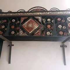 bed iron furniture double bed